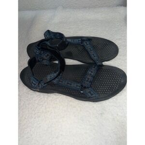 Teva Mens Hurricane XLT2 Sport Sandals Blue Gray Geometric 6502 Size 14